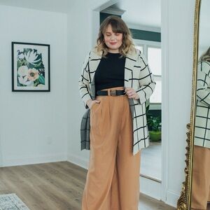 Lane Bryant wide leg pants in Tan